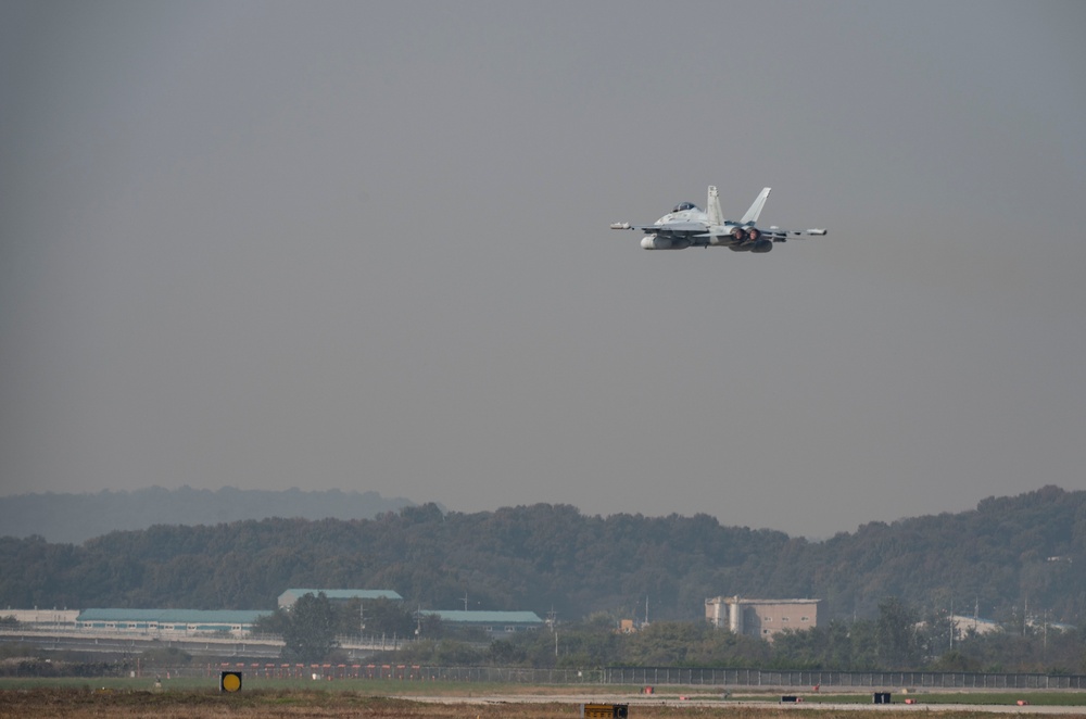 Electronic Attack Squadron (VAQ) 135 operates at Osan
