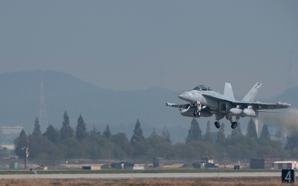 Electronic Attack Squadron (VAQ) 135 operates at Osan