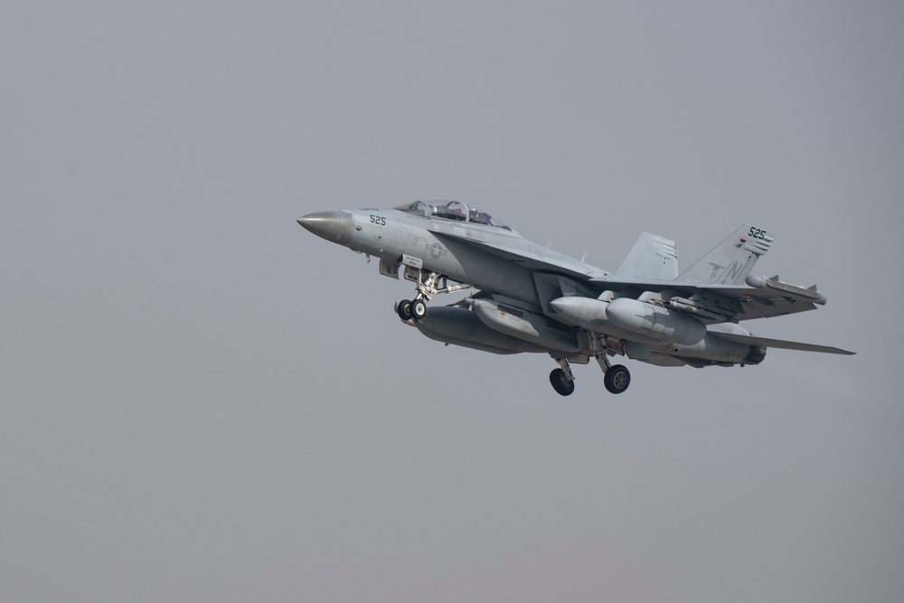 Electronic Attack Squadron (VAQ) 135 operates at Osan