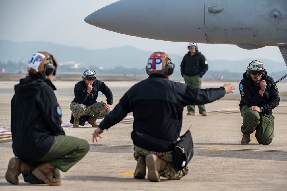 Electronic Attack Squadron (VAQ) 135 operates at Osan