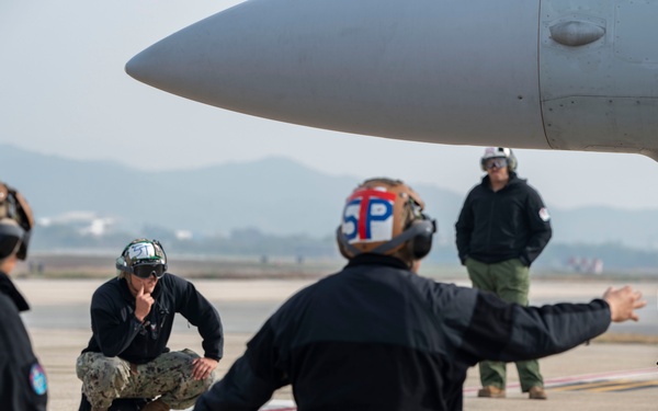 Electronic Attack Squadron (VAQ) 135 operates at Osan