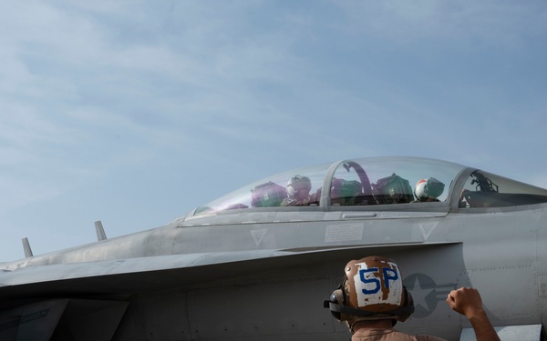 Electronic Attack Squadron (VAQ) 135 operates at Osan
