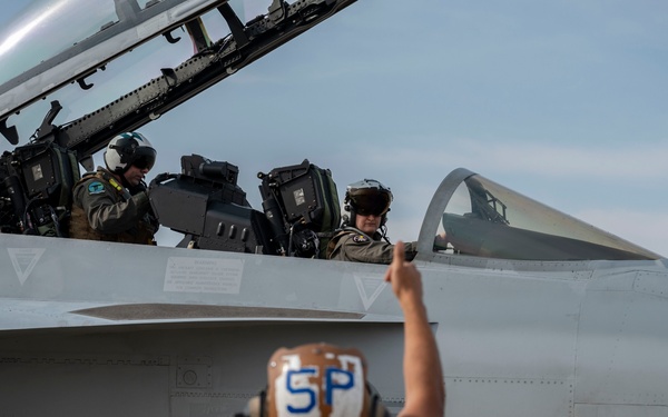 Electronic Attack Squadron (VAQ) 135 operates at Osan