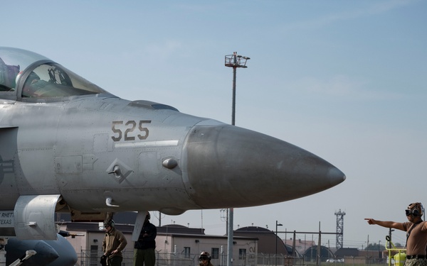 Electronic Attack Squadron (VAQ) 135 operates at Osan