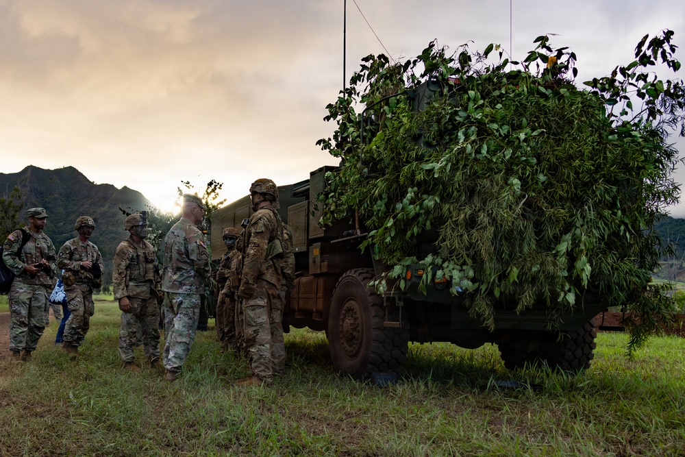 U.S. Army General James J. Mingus observes 25th Infantry Division Transformation In Contact