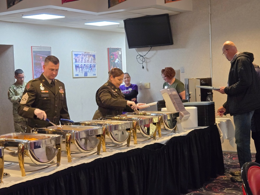 Fort McCoy DFMWR coordinates community dinner at McCoy’s Community Center