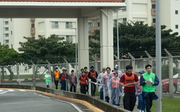 Camp Kinser, Urasoe City Hall collaborate on tsunami evacuation exercise