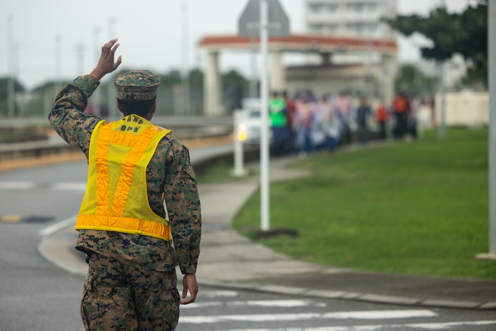 Camp Kinser, Urasoe City Hall collaborate on tsunami evacuation exercise