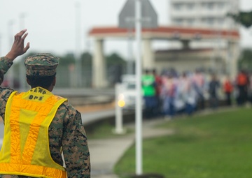 Camp Kinser, Urasoe City Hall collaborate on tsunami evacuation exercise