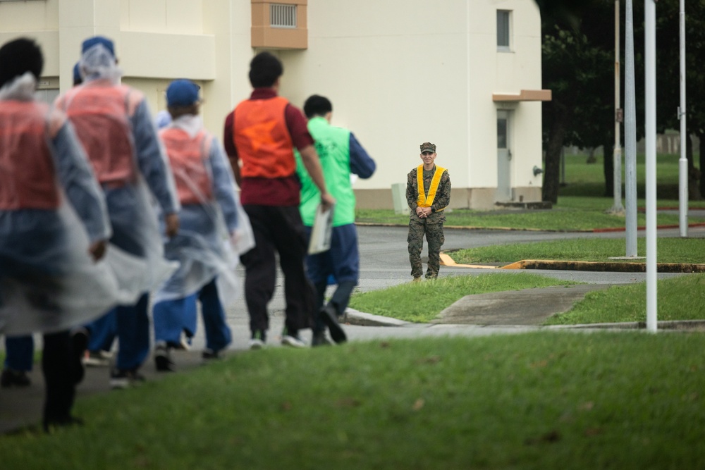 Camp Kinser, Urasoe City Hall collaborate on tsunami evacuation exercise