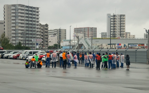 Camp Kinser, Urasoe City Hall collaborate on tsunami evacuation exercise