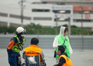 Camp Kinser, Urasoe City Hall collaborate on tsunami evacuation exercise