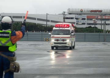 Camp Kinser, Urasoe City Hall collaborate on tsunami evacuation exercise