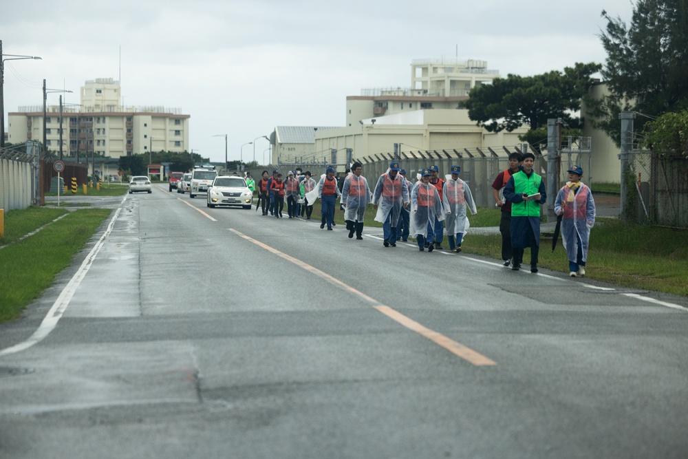 Camp Kinser, Urasoe City Hall collaborate on tsunami evacuation exercise