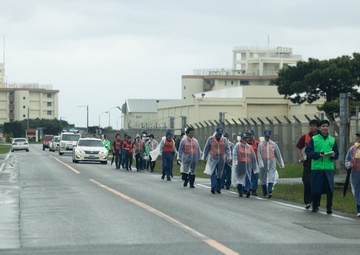 Camp Kinser, Urasoe City Hall collaborate on tsunami evacuation exercise