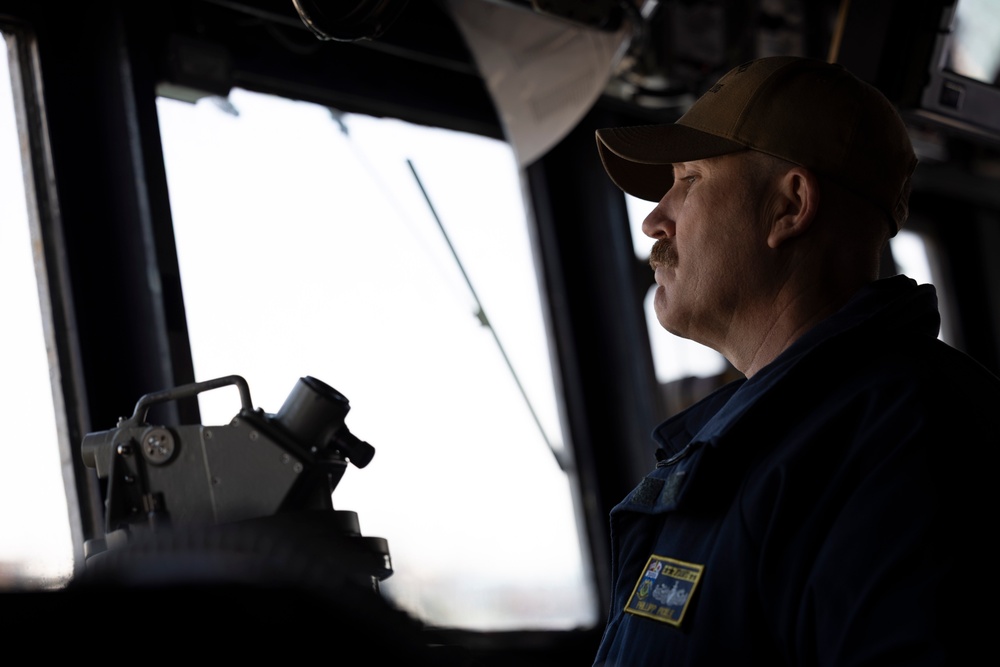 Dewey Departs from Pyeongtaek, Republic of Korea