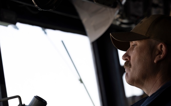 Dewey Departs from Pyeongtaek, Republic of Korea