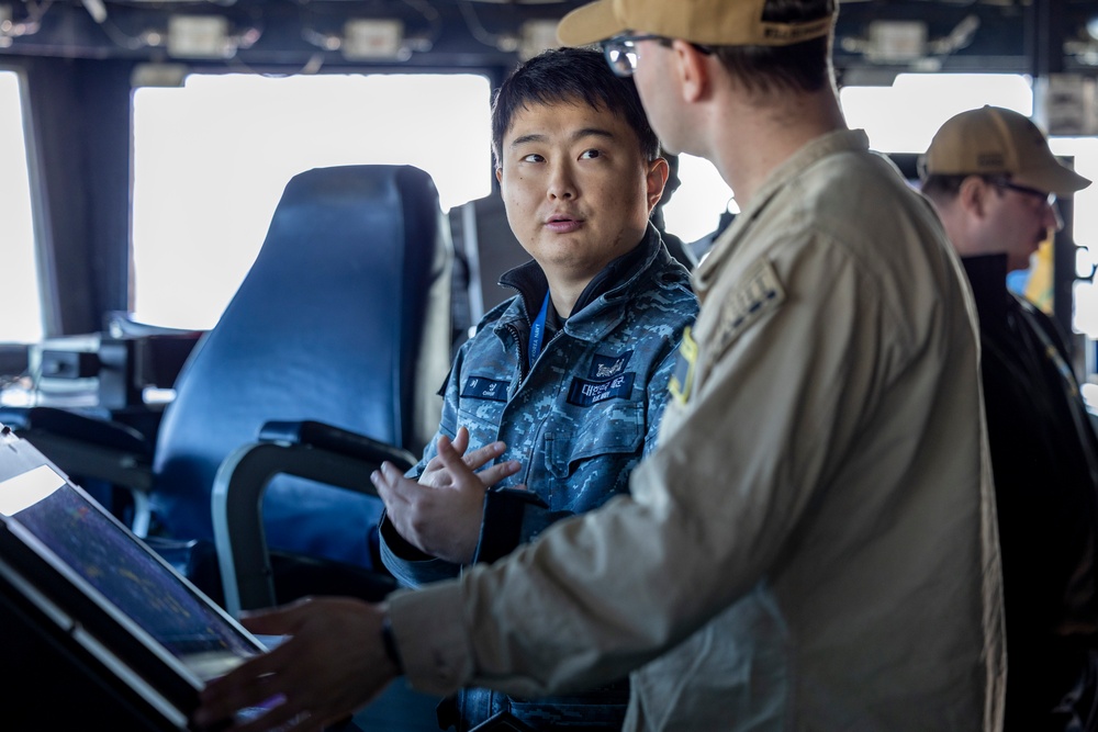 Dewey Departs from Pyeongtaek, Republic of Korea