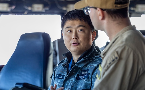 Dewey Departs from Pyeongtaek, Republic of Korea