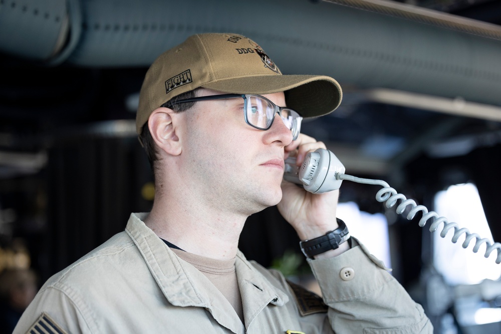 Dewey Departs from Pyeongtaek, Republic of Korea