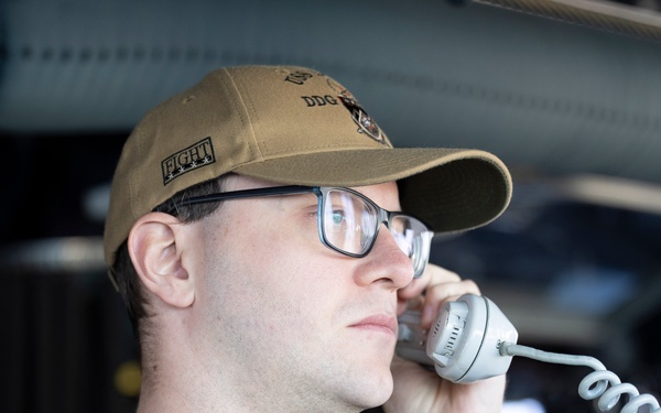 Dewey Departs from Pyeongtaek, Republic of Korea