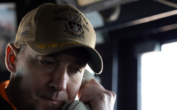 Dewey Departs from Pyeongtaek, Republic of Korea