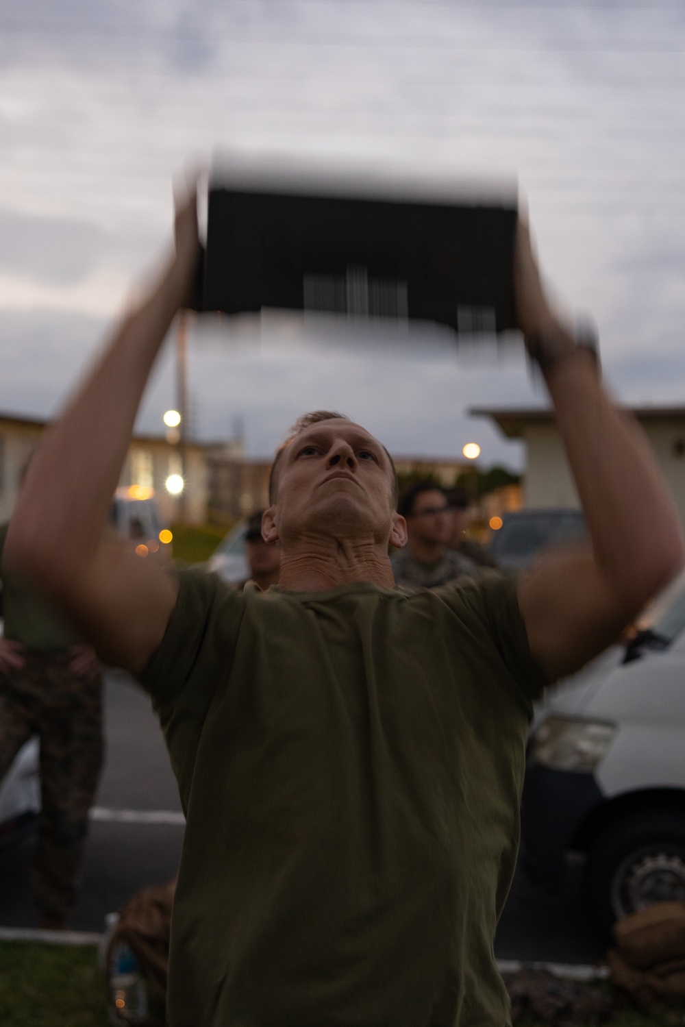 MWHS-1 performs annual combat fitness test