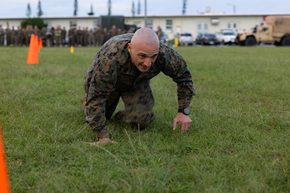 MWHS-1 performs annual combat fitness test