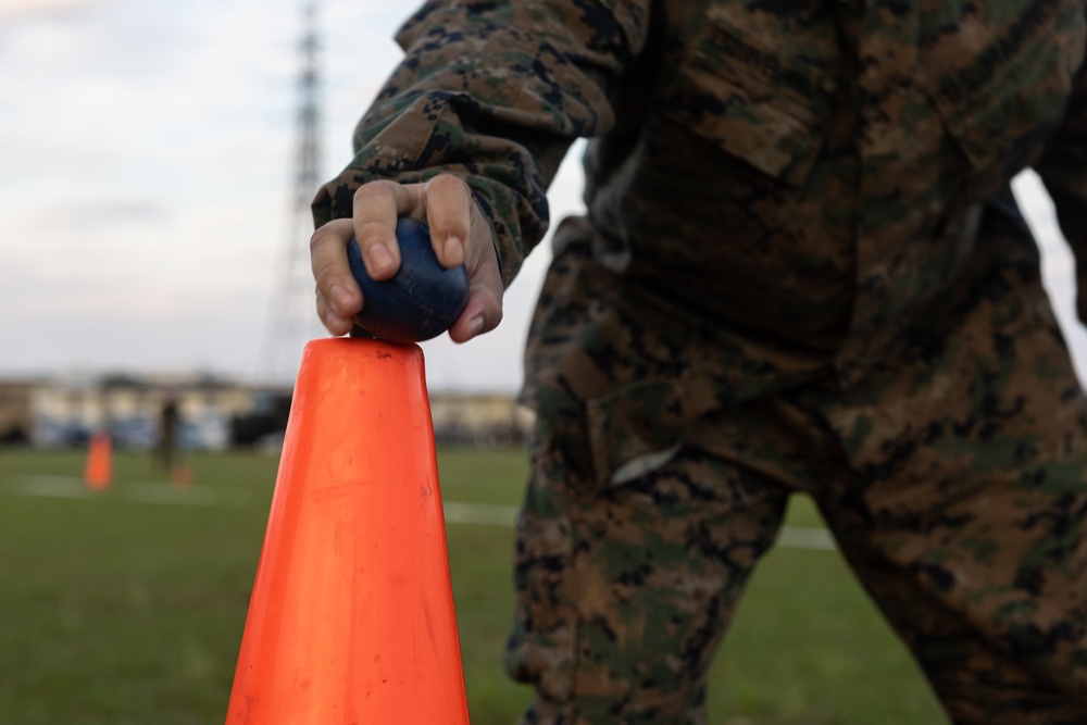 MWHS-1 performs annual combat fitness test