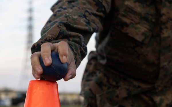 MWHS-1 performs annual combat fitness test
