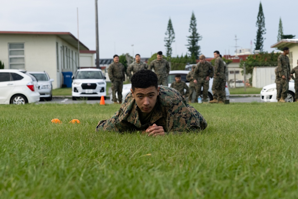 MWHS-1 performs annual combat fitness test