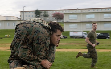 MWHS-1 performs annual combat fitness test