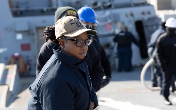 Dewey Departs from Pyeongtaek, Republic of Korea