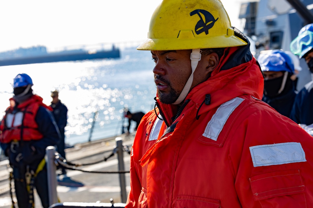 Dewey Departs from Pyeongtaek, Republic of Korea