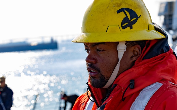 Dewey Departs from Pyeongtaek, Republic of Korea