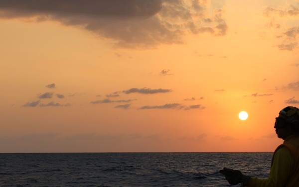 Helicopter Maritime Strike Squadron (HSM) 79, USS Roosevelt (DDG 80) Conduct Flight Operations in the Red Sea