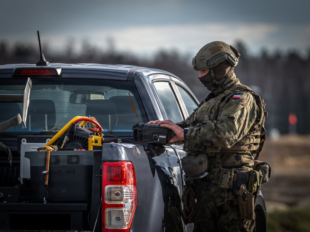 Showcase of c-UAS System in Nowa Deba Training Area, Poland