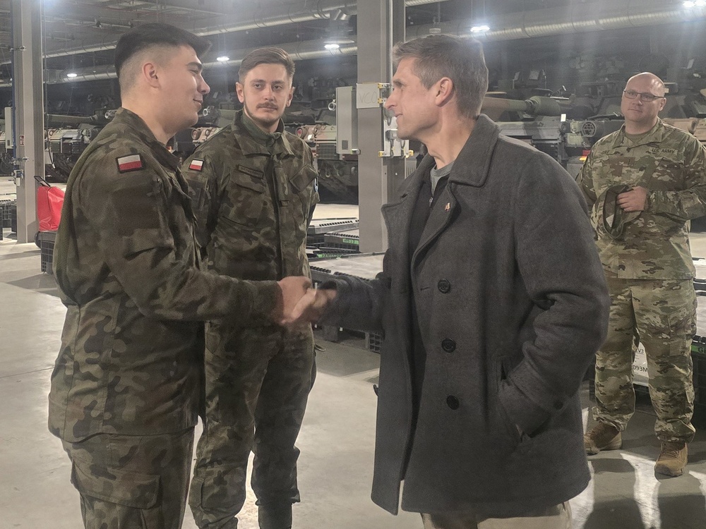 Senior Pentagon official visits APS-2 Powidz, underscoring its critical role supporting NATO