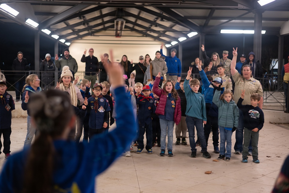Cub Scout Pack 295 attends Community Safety Night