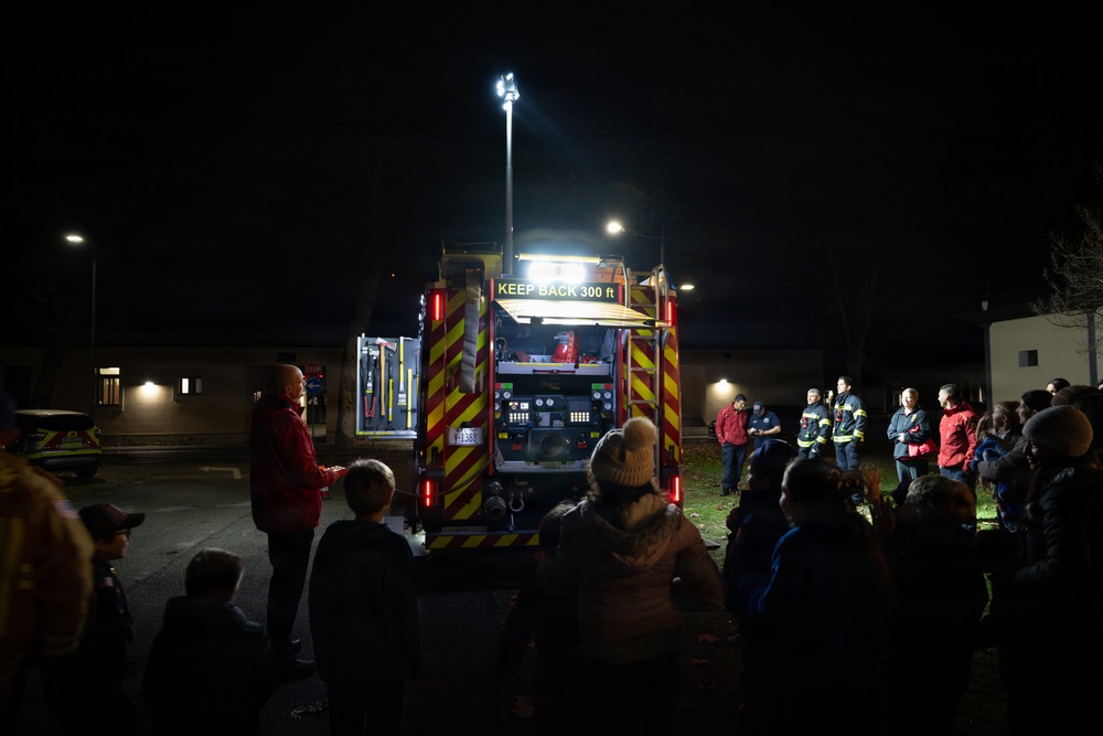 Cub Scout Pack 295 attends Community Service Night