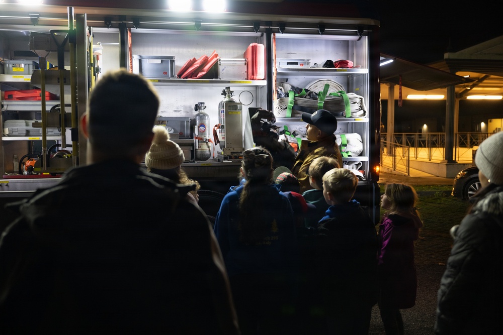 Cub Scout Pack 295 attends Community Safety Night