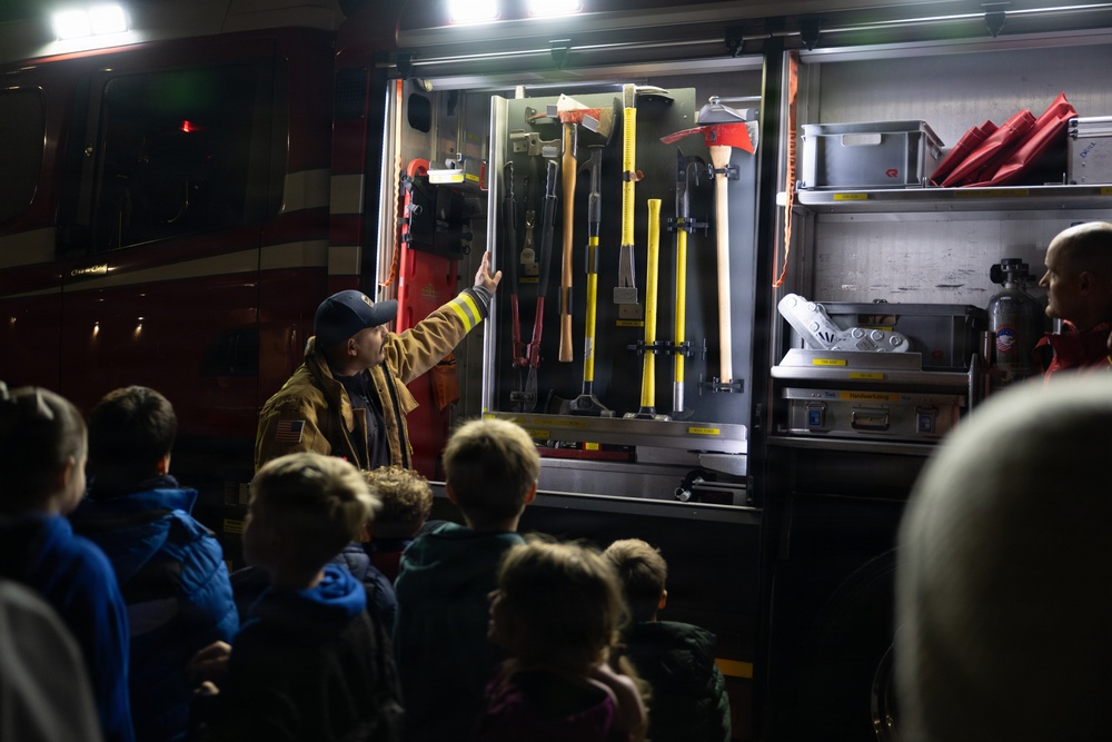 Cub Scout Pack 295 attends Community Service Night