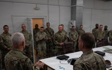 Combined Joint Task Force - Operation Inherent Resolve Commander Visits Erbil Air Base in Senior Leader Visit