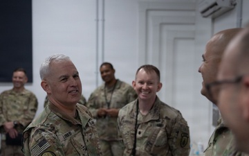 Combined Joint Task Force - Operation Inherent Resolve Commander Visits Erbil Air Base in Senior Leader Visit