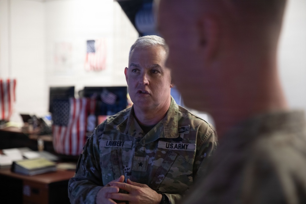 Combined Joint Task Force - Operation Inherent Resolve Commander Visits Erbil Air Base in Senior Leader Visit