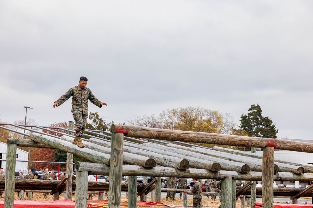 Security Battalion H&amp;S Company O Course Run