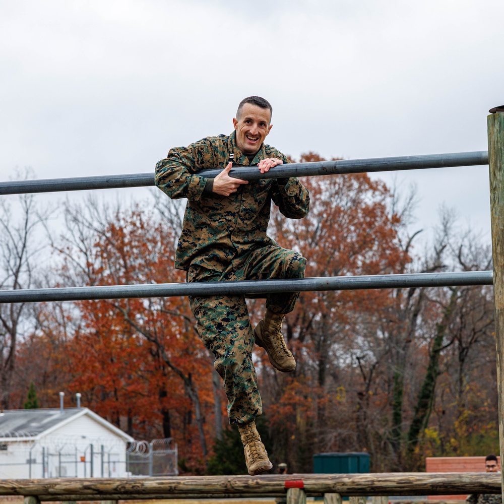 Security Battalion H&amp;S Company O Course Run