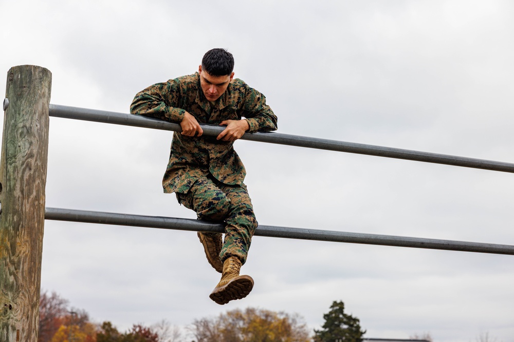 Security Battalion H&amp;S Company O Course Run