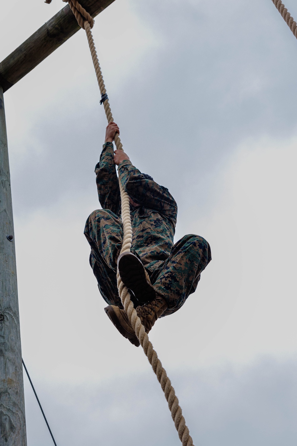 Security Battalion H&amp;S Company O Course Run