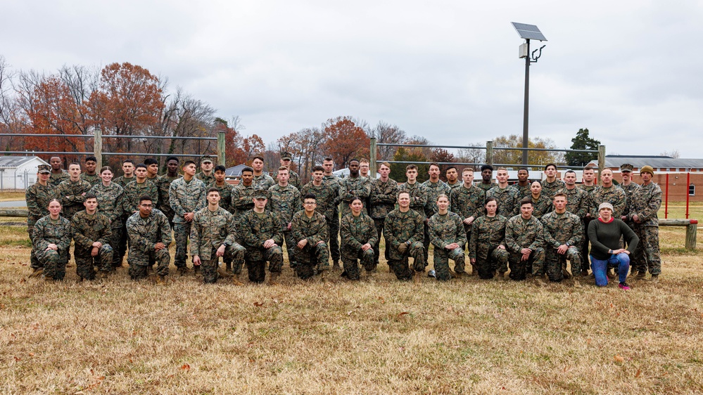 Security Battalion H&amp;S Company O Course Run
